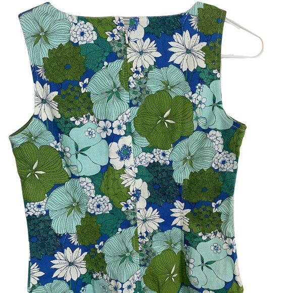 Talbots Sleeveless Floral Dress Sz 2P - Picture 3 of 9